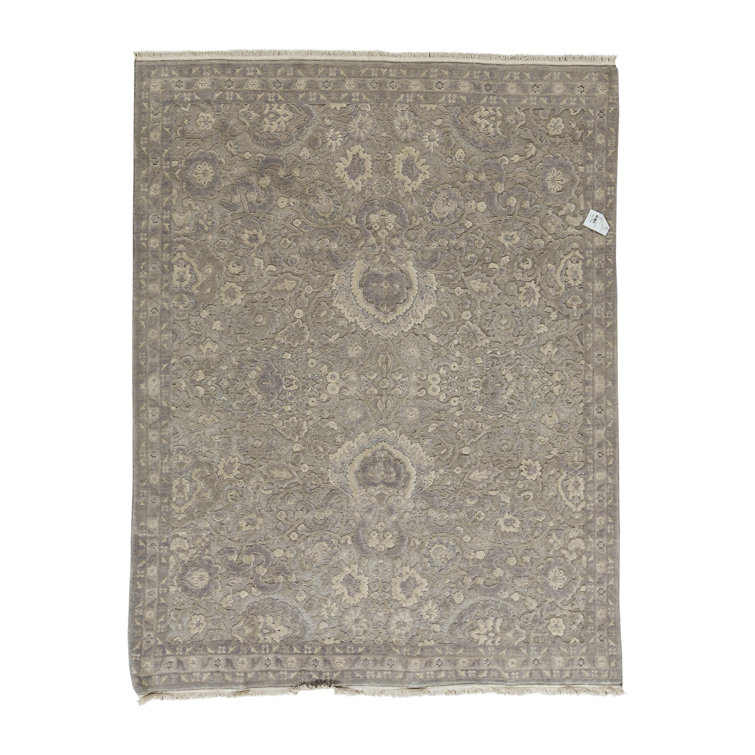 Bokara Rug Co., Inc. Lancaster HandKnotted Wool/Silk Oriental Area Rug